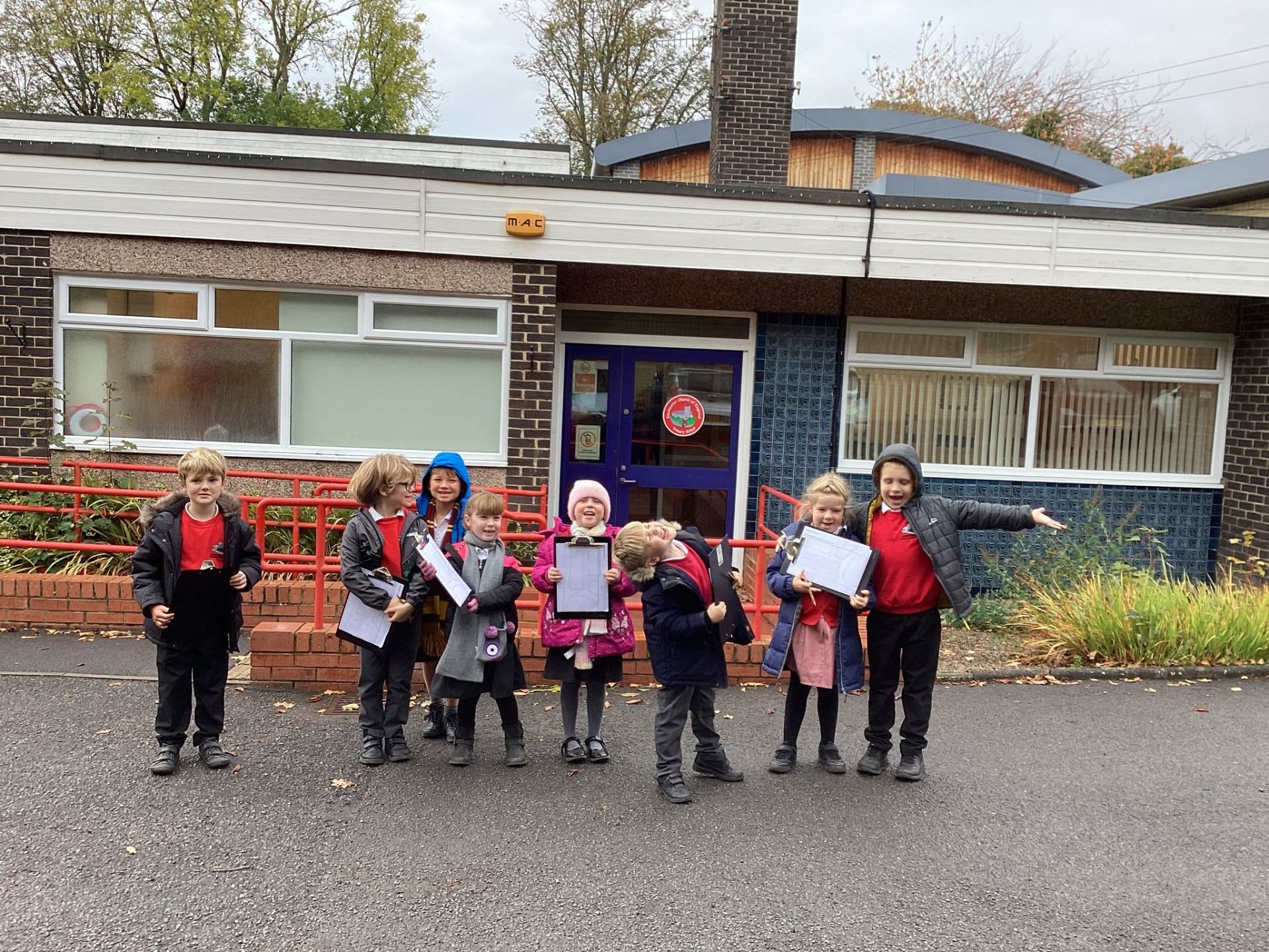 Y2 ready for their walk